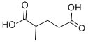 2-メチルグルタル酸 化学構造式