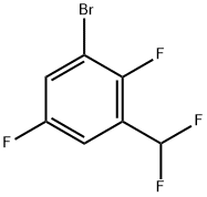 3-溴-2,5-二氟二氟甲基苯, 1807026-02-3, 结构式