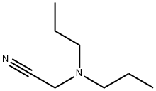 (ジプロピルアミノ)アセトニトリル 化学構造式