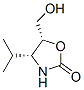 2-Oxazolidinone,5-(hydroxymethyl)-4-(1-methylethyl)-,(4R-cis)-(9CI) Struktur