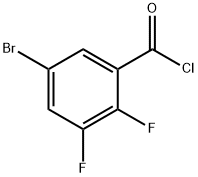 5-Bromo-2,3-difluorobenzoyl chloride Struktur