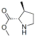 L-Proline, 3-methyl-, methyl ester, trans- (9CI) 结构式