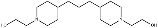 1,3-ビス[1-(2-ヒドロキシエチル)-4-ピペリジル]プロパン 化学構造式