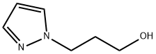 3-(1H-ピラゾール-1-イル)プロパン-1-オール 化学構造式
