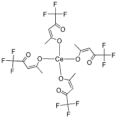 CERIUM (III) TRIFLUOROACETYLACETONATE Struktur