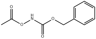 O-アセチル-N-カルボベンゾキシヒドロキシルアミン 化学構造式