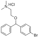 ブロマジン塩酸塩 化学構造式