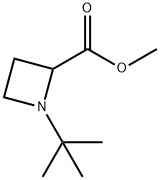 METHYL 1-TERT-BUTYL-2-AZETIDINECARBOXYLATE Structure