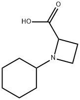 1-CYCLOHEXYL-2-AZETIDINECARBOXYLIC ACID Structure