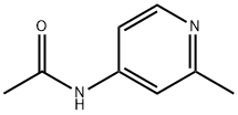 2-甲基-4-乙酰氨基吡啶, 18085-47-7, 结构式