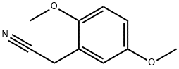 2,5-ジメトキシフェニルアセトニトリル 化学構造式