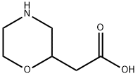 2-モルホリニル酢酸 化学構造式