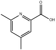 4,6-ジメチル-2-ピリジンカルボン酸 化学構造式