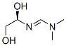 Methanimidamide, N-(1,2-dihydroxyethyl)-N,N-dimethyl-, [R-(E)]- (9CI) 结构式