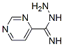 4-Pyrimidinecarboximidic acid, hydrazide (8CI) Struktur