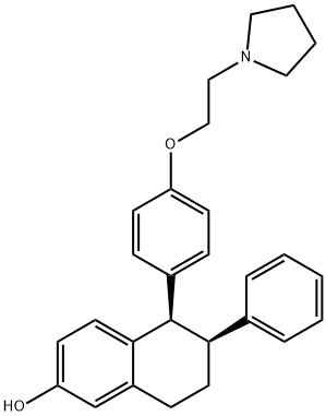ラソホキシフェン 化学構造式