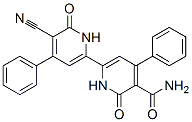 5'-Cyano-1,1',6,6'-tetrahydro-6,6'-dioxo-4,4'-diphenyl-2,2'-bipyridine-5-carboxamide Structure