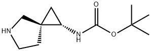 Carbamic acid, 5-azaspiro[2.4]hept-1-yl-, 1,1-dimethylethyl ester, trans- (9CI) Structure