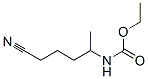 Carbamic  acid,  (4-cyano-1-methylbutyl)-,  ethyl  ester  (9CI) Struktur