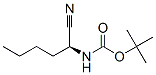 Carbamic acid, (1-cyanopentyl)-, 1,1-dimethylethyl ester, (S)- (9CI) Struktur