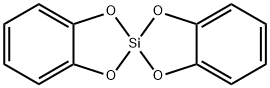 ビス(1,2-フェニレンジオキシ)シラン 化学構造式