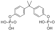 2,2-ビス(p-ヒドロキシフェニル)プロパン・トリクロロホスフィンオキシド重合物(重合度1~3)のフェノール縮合物 化学構造式