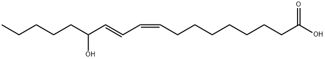 (9Z,11E)-13-Hydroxy-9,11-octadecadienoic acid Structure