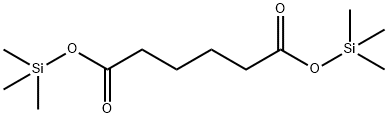 ヘキサン二酸ビス(トリメチルシリル) 化学構造式