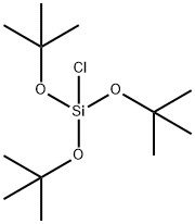 トリ-tert-ブトキシクロロシラン 化学構造式