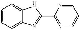 2-(2-嘧啶)-1H-苯并咪唑, 18107-02-3, 结构式