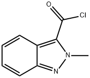 2-METHYL-2H-INDAZOLE-3-CARBONYL CHLORIDE Struktur