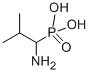 (1-アミノ-2-メチルプロピル)ホスホン酸 化学構造式