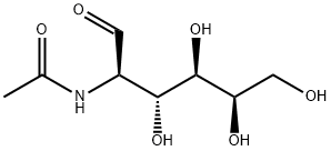 N-アセチル-D-ガラクトサミン 化学構造式