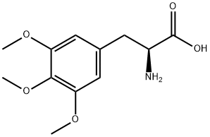 2-AMINO-3-(3,4,5-TRIMETHOXY-PHENYL)-PROPIONIC ACID Struktur