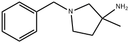 1-Benzyl-3-methylpyrrolidin-3-ylamine Structure