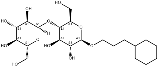3-CYCLOHEXYL-1-PROPYL-Β-D-MALTOSIDE, 181135-58-0, 结构式