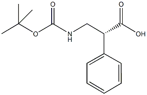 (R)-3-(TERT-BUTOXYCARBONYLAMINO)-2-PHENYLPROPANOIC ACID Structure