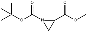 (rac)-Aziridine-1,2-dicarboxylic acid 1-tertbutyl ester 2-methyl ester Structure