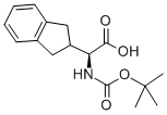 (S)-TERT-BUTOXYCARBONYLAMINO-INDAN-1-YL-ACETIC ACID Structure