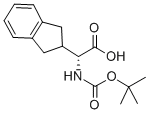 BOC-D-2-茚满甘氨酸 结构式