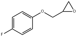 2-[(4-フルオロフェノキシ)メチル]オキシラン 化学構造式