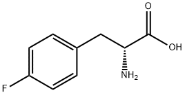 p-フルオロ-D-フェニルアラニン 化学構造式