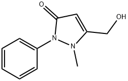 3-hydroxymethylantipyrine, 18125-49-0, 结构式