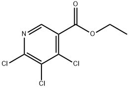 4,5,6-TRICHLORONICOTINIC ACID ETHYL ESTER 化学構造式
