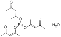 ユウロピウム(III)アセチルアセトナート 水和物 化学構造式