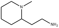 2-(1-メチルピペリジン-2-イル)エタンアミン 化学構造式