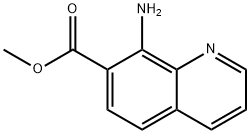 7-Quinolinecarboxylicacid,8-amino-,methylester(9CI) Structure