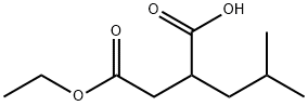 (2R)-2-[(ethoxycarbonyl)methyl]-4-methylpentanoic acid Structure