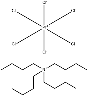 六氯铂酸四丁基铵(IV), 18129-78-7, 结构式