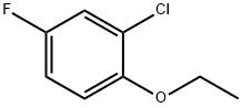 2-クロロ-4-フルオロフェネトール 化学構造式